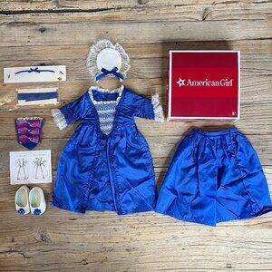 American Girl Pleasant Company Felicity Holiday Gown Complete NIB